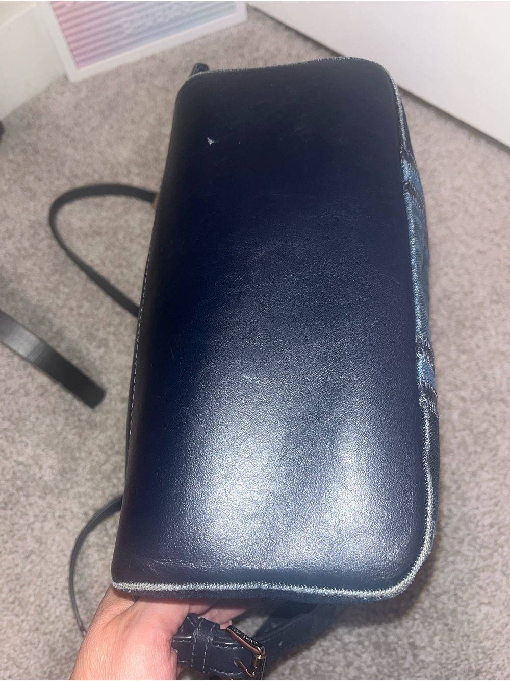 Michael Kors Rhea Denim Backpack - Picture 10 of 11